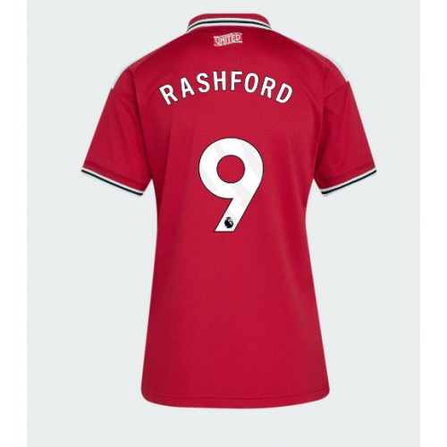 Manchester United Marcus Rashford #9 Hjemmebanetrøje Dame 2026-27 Kortærmet